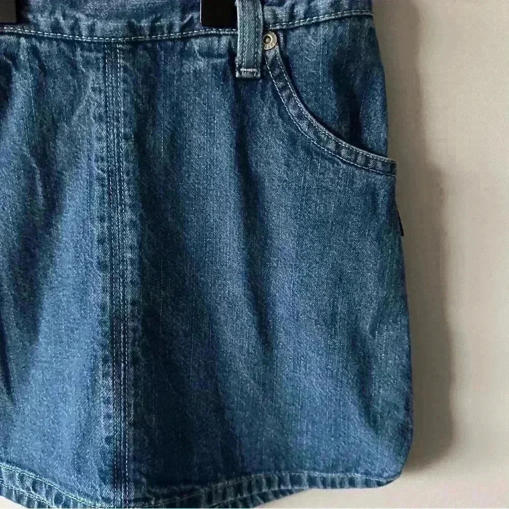 Girls size 6x Oshkosh Jean skirt skort Vintage Y2K 90s denim skirt - Picture 3 of 10